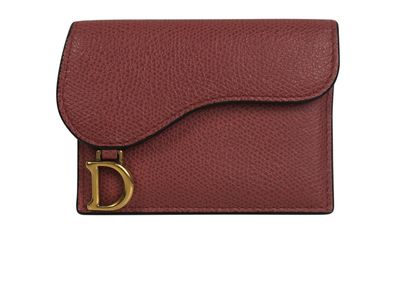 Dior Saddle Lotus Wallet, &pound;260, Front view